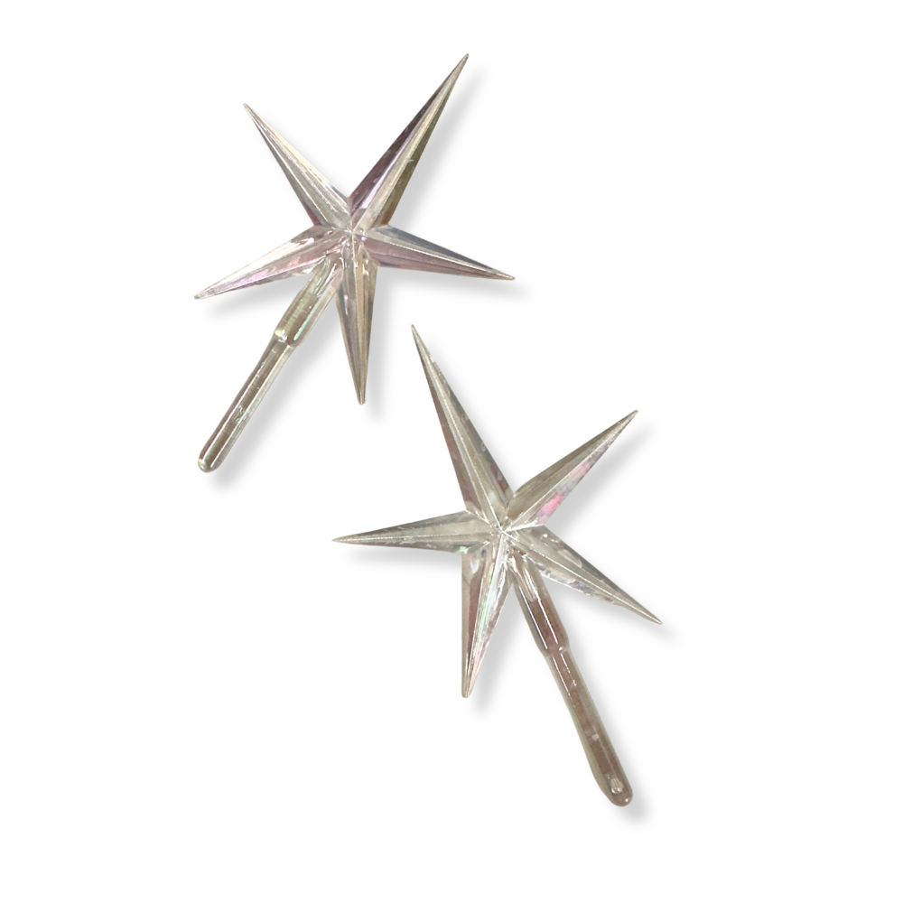 Ceramic Christmas Tree Acrylic Star Topper