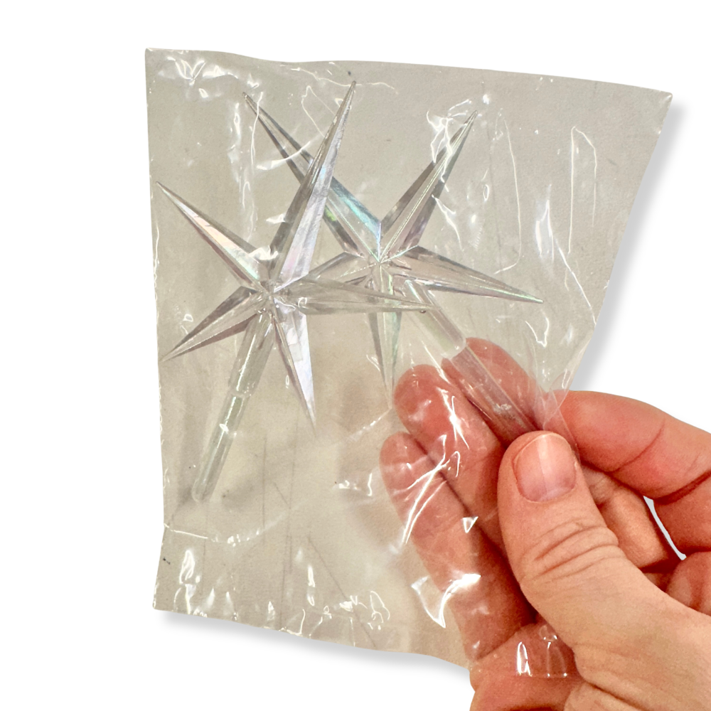 Ceramic Christmas Tree Acrylic Star Topper