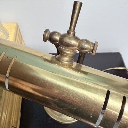 Vintage Adjustable Brass Bankers/Piano/Desk Lamp-  vintage- The Celebration Co.