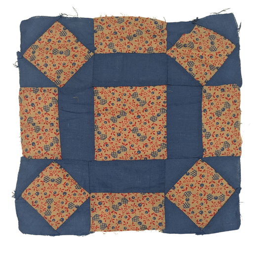Vintage Hand Pieced Quilt  Blocks-  Fabric- The Celebration Co.