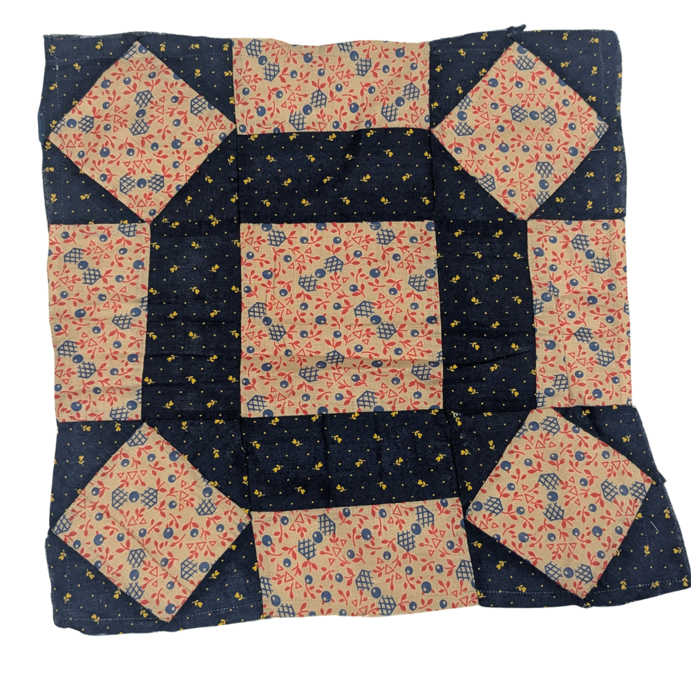 Vintage Hand-Pieced 12" Quilt Blocks