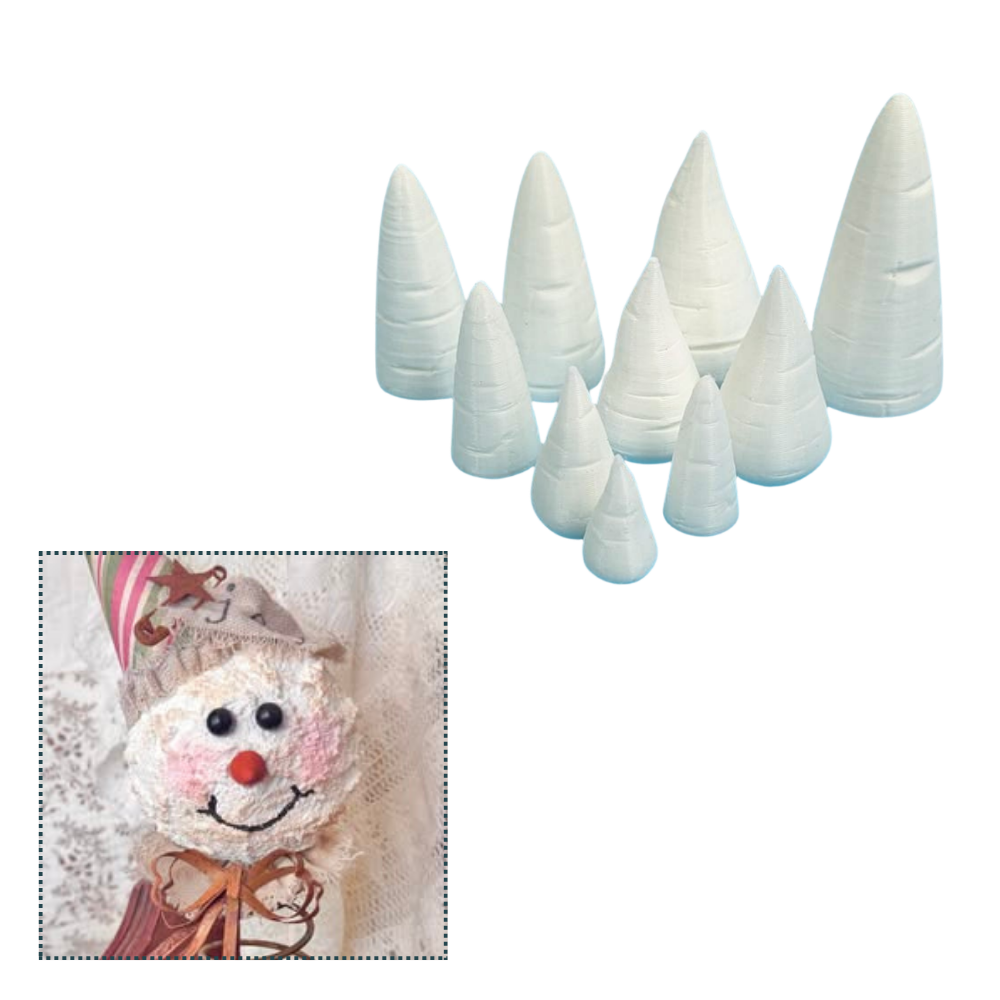 Carrot Noses (Package of 10 Assorted Sizes)-  3D- The Celebration Co.