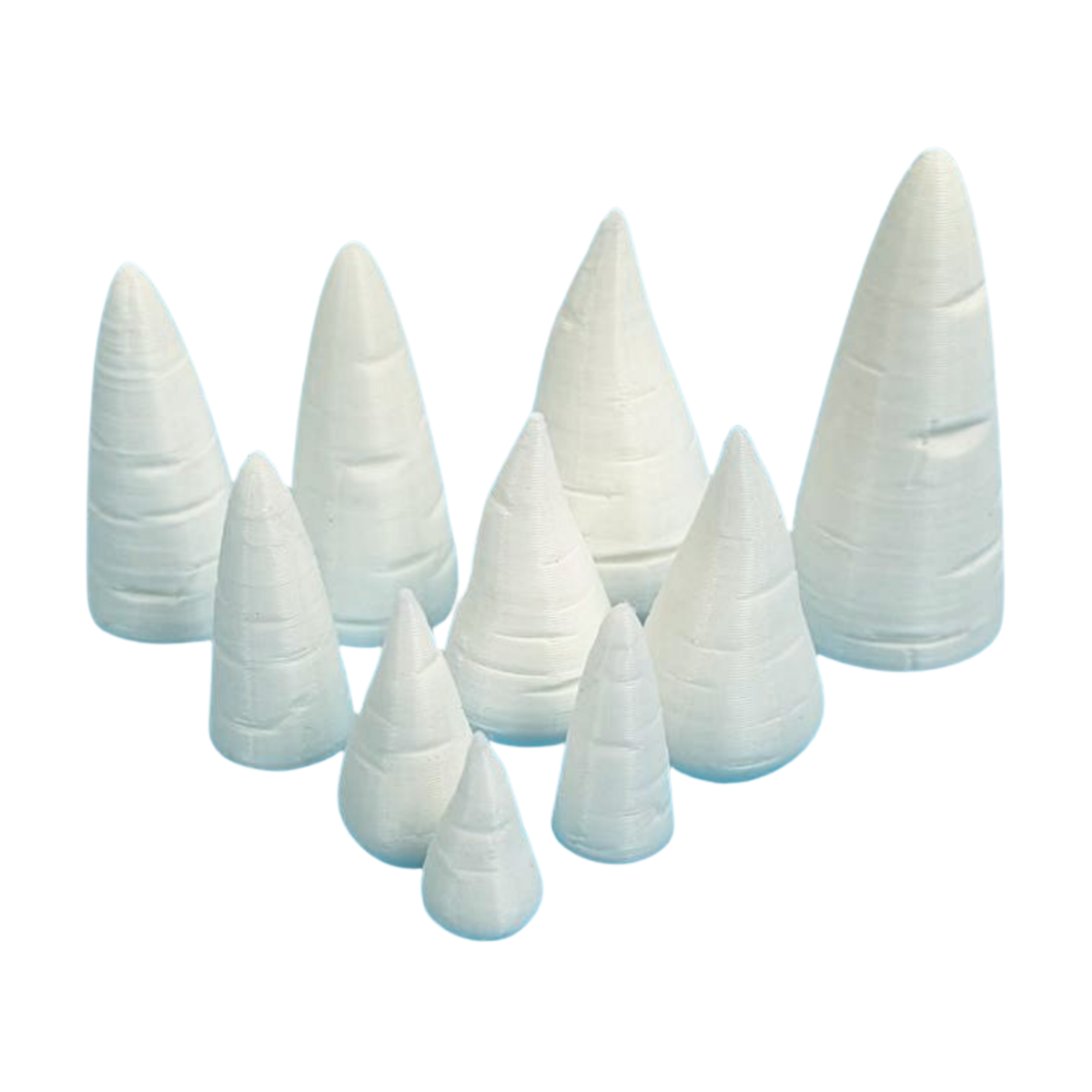 Carrot Noses (Package of 10 Assorted Sizes)-  3D- The Celebration Co.
