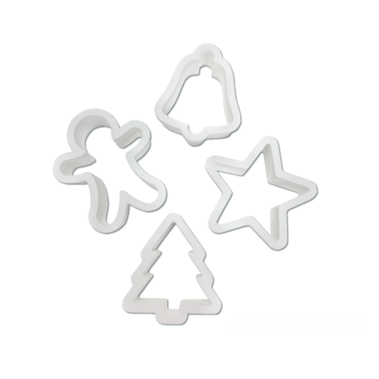 Christmas Cookie Cutters – Set of 4