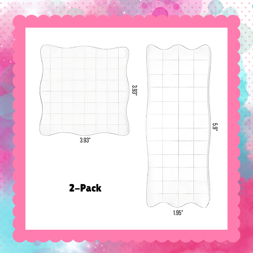 Acrylic Clear Stamps Block (2-Pack)