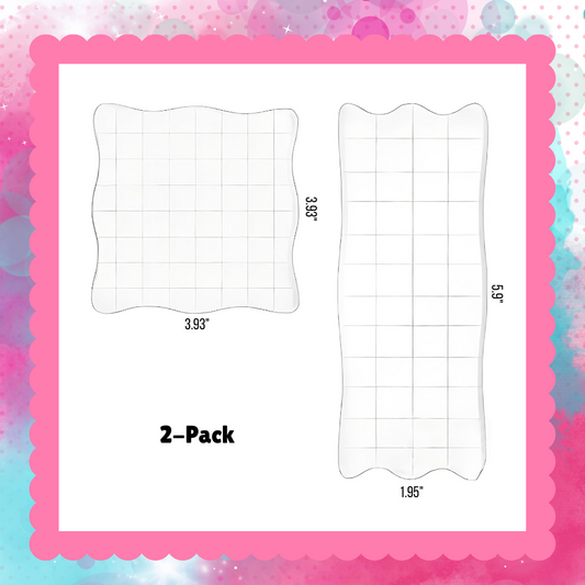 Acrylic Clear Stamps Block (2-Pack)