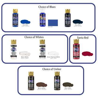 Paint Supply Add-On for the 250 America DIY Decor Mini Kit