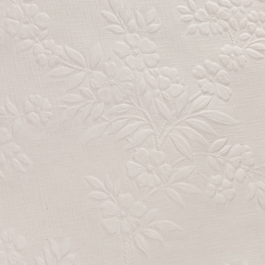 Vintage Floral Embossed Wallpaper (10" x 24")
