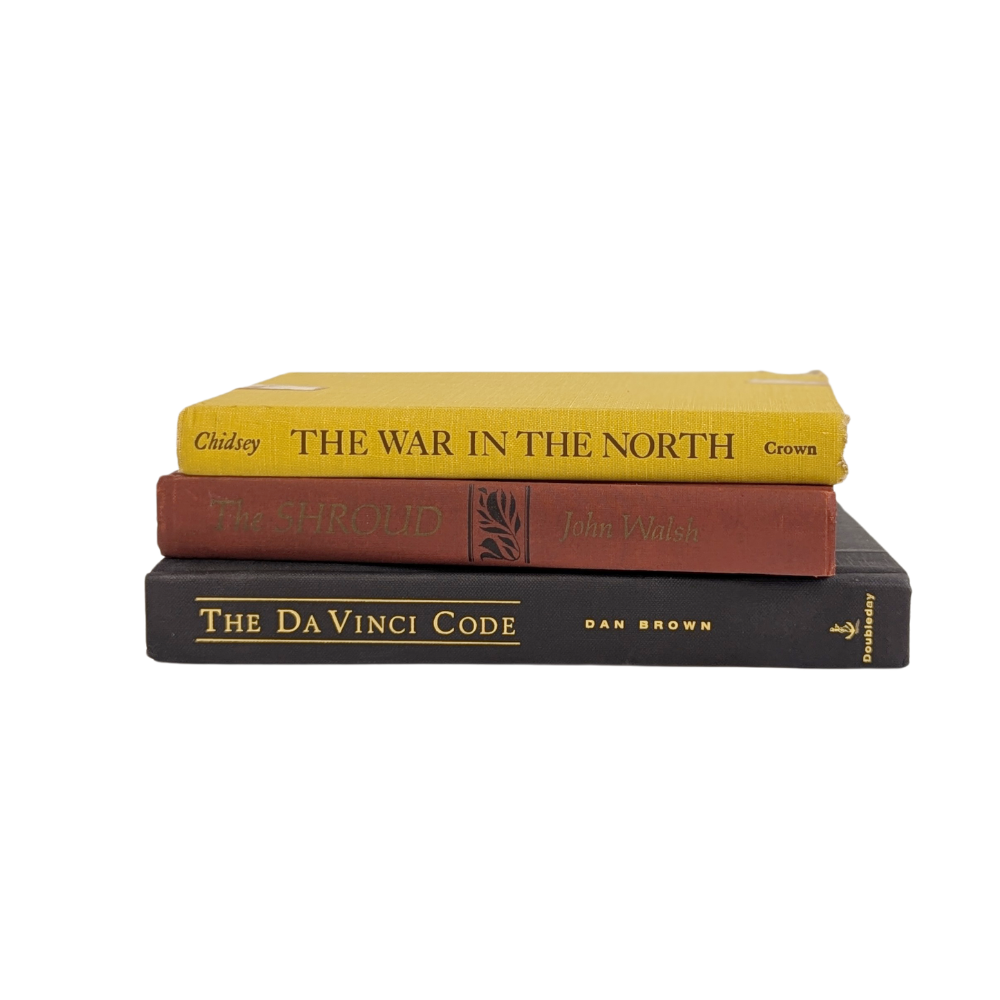 Decorative Fall Book Stack – Set of 3 Coordinating Books (Choice of 9 Stacks)