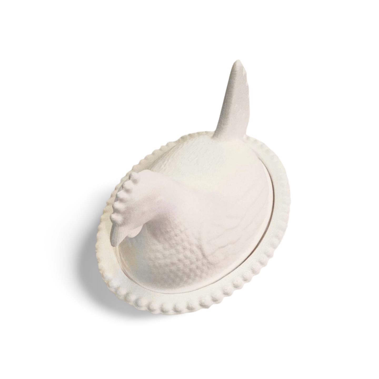 Farmhouse Hen on Nest Bowl-  3D- The Celebration Co.