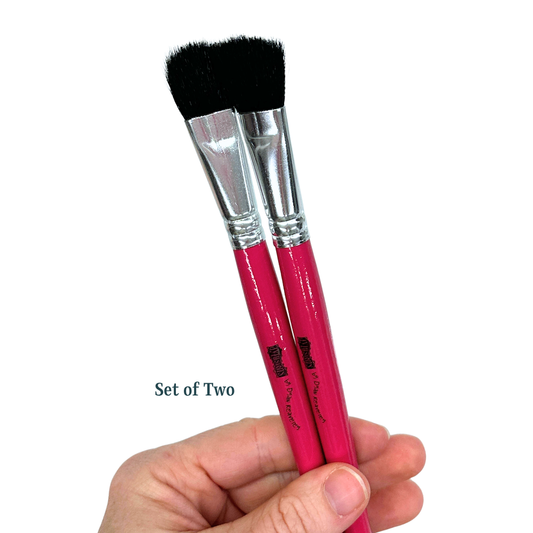 Dyamond Fluffier Brushes - 2 Pack-  Tools- The Celebration Co.