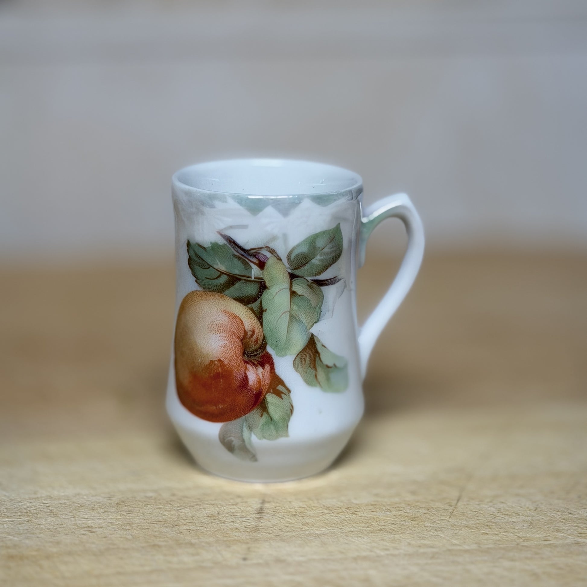 Vintage Carl Schumann Bavaria-Inspired Porcelain Set with Fruit Motif Pitcher, Cups, Covered Canister & Plate-  vintage- The Celebration Co.