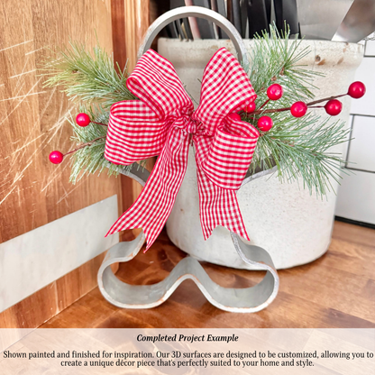Gingerbread Man Cookie Cutter - 10.5" Tall-  3D- The Celebration Co.
