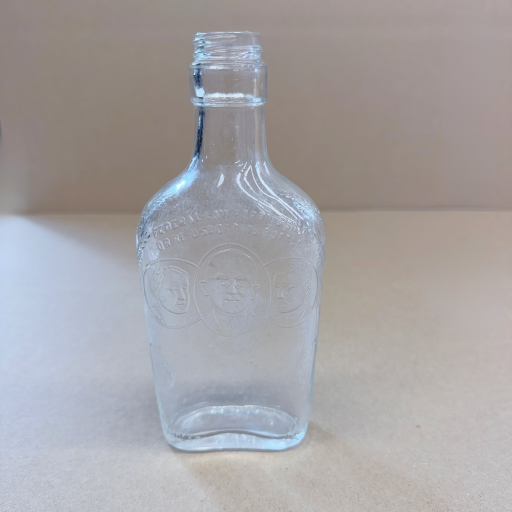 Vintage Clear Glass Bottle Collection (Set of 7)-  vintage- The Celebration Co.