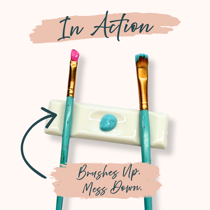 Ceramic Paint Brush Rest