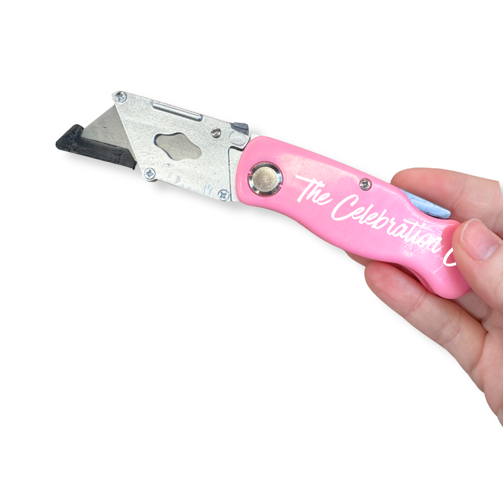Pink Utility Knife-  Tools- The Celebration Co.
