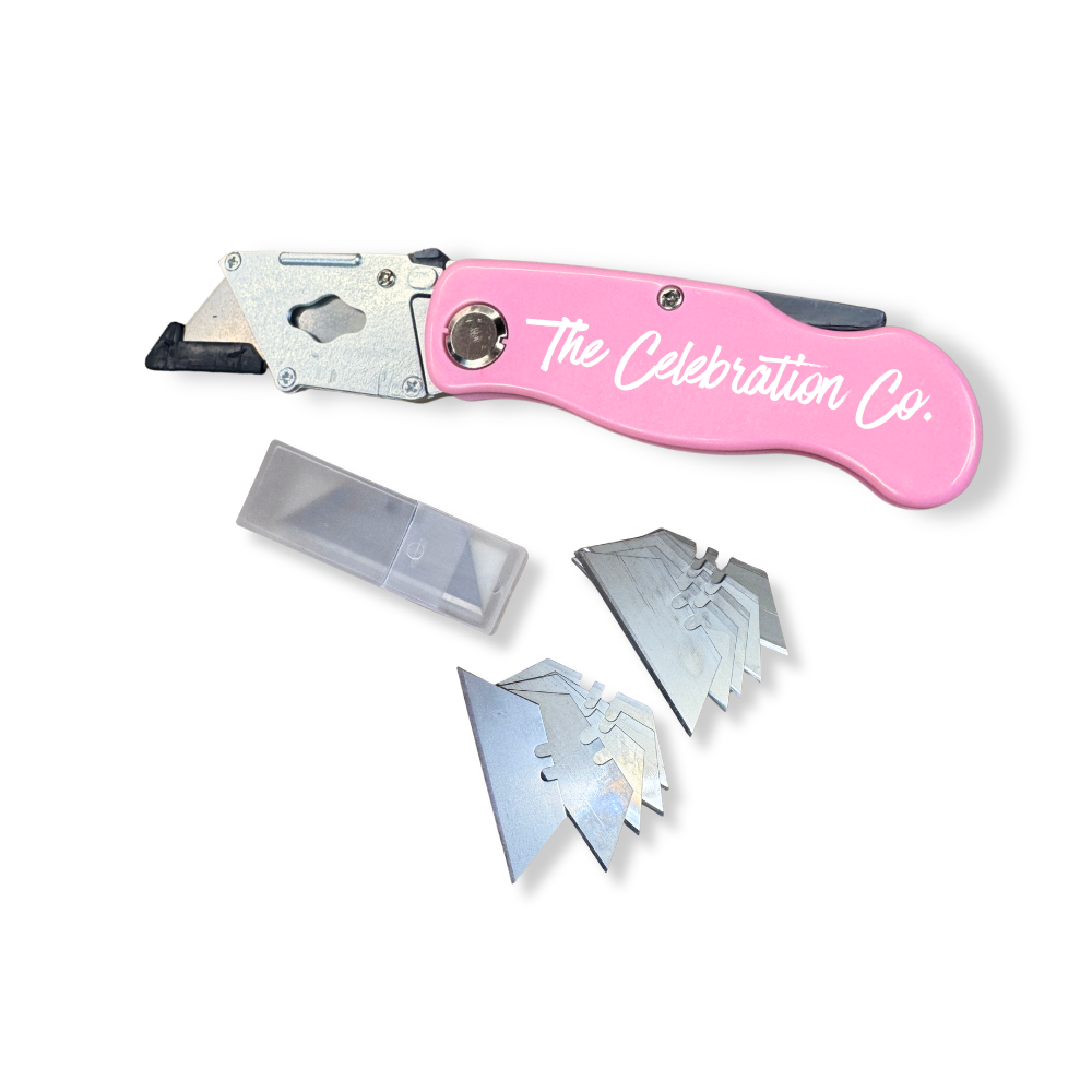 Pink Utility Knife-  Tools- The Celebration Co.