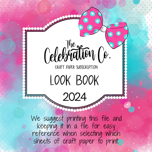 Digital Craft Paper Subscription 2024 Look Book