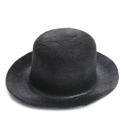 Black Felt Top Hats – Variety Pack of 4