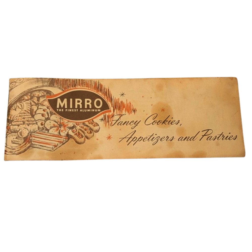 Vintage Mirro “Fancy Cookies” Recipe Booklet-  vintage- The Celebration Co.