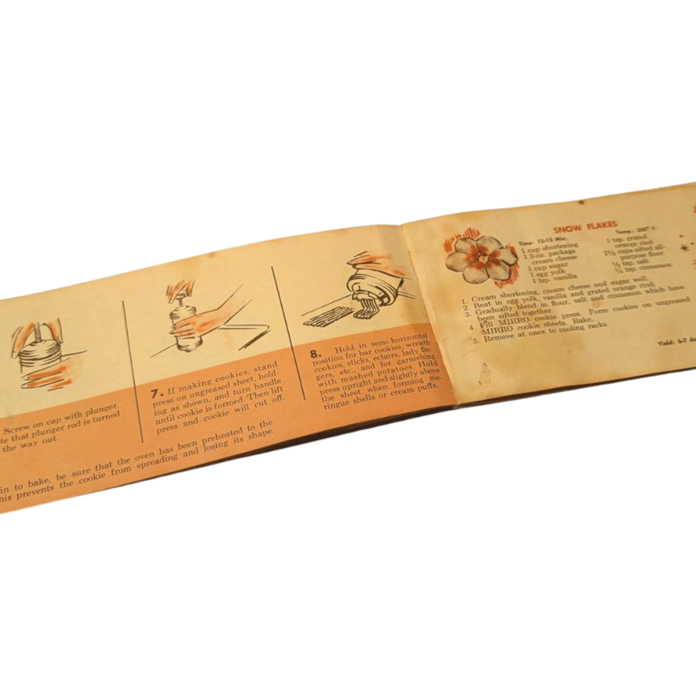 Vintage Mirro “Fancy Cookies” Recipe Booklet-  vintage- The Celebration Co.