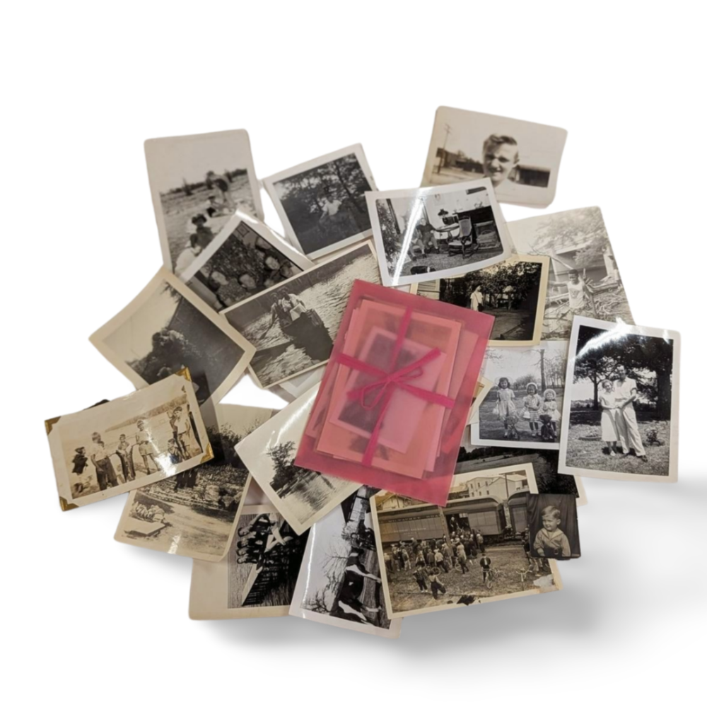 Vintage Photographs - Paper (Package of 5)-  Crafting Paper- The Celebration Co.
