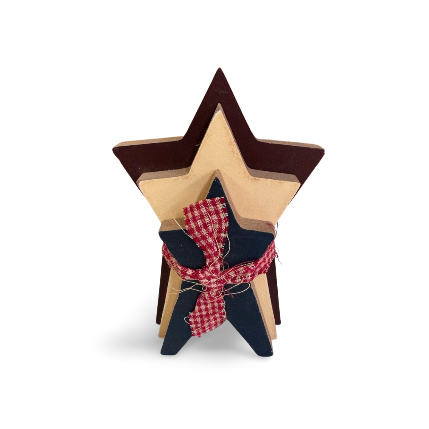 Painted Americana Folk Stars Set-  Decor- The Celebration Co.