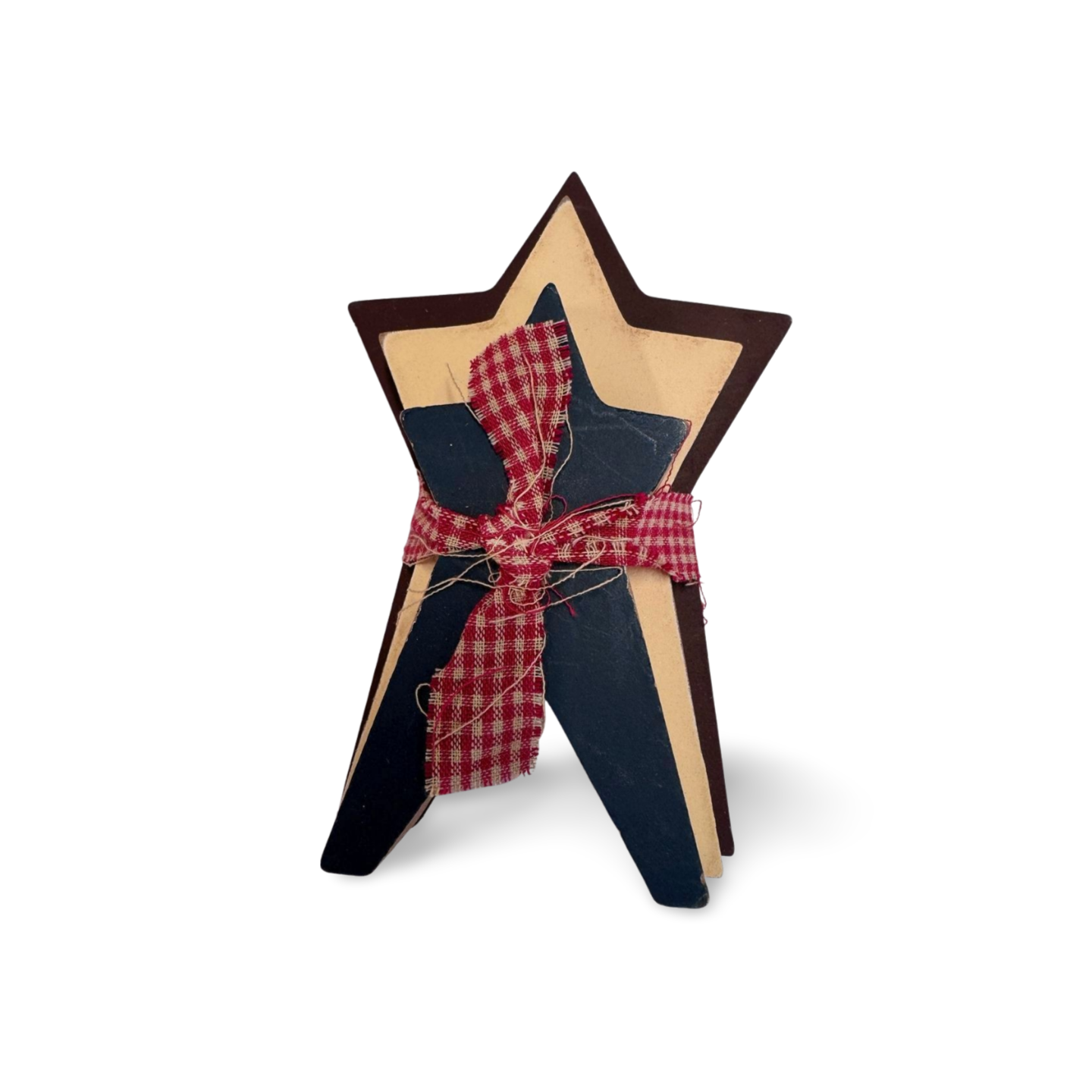 Painted Americana Folk Stars Set-  Decor- The Celebration Co.