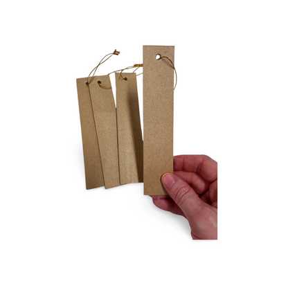 Paper Mache Bookmark with Gold Cord – Craft Blank-  Craft Supplies- The Celebration Co.