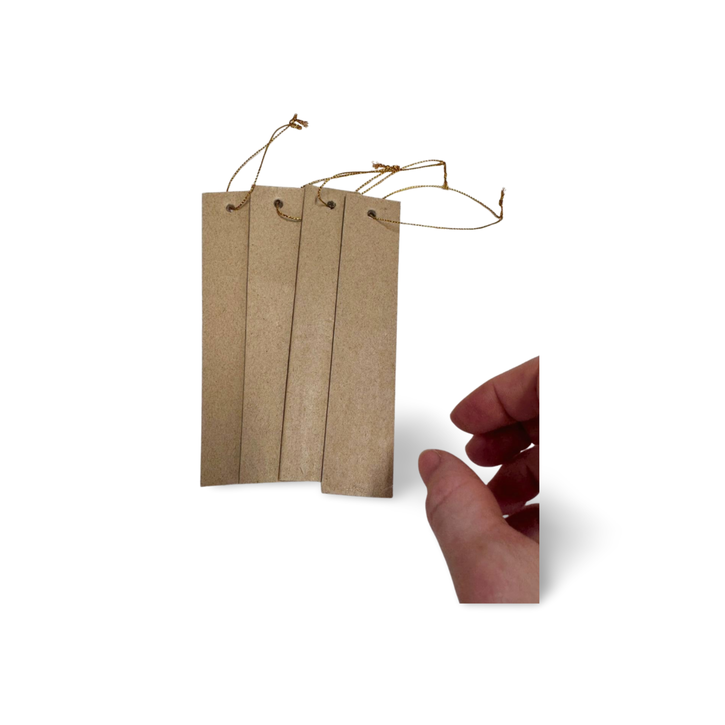 Paper Mache Bookmark with Gold Cord – Craft Blank-  Craft Supplies- The Celebration Co.