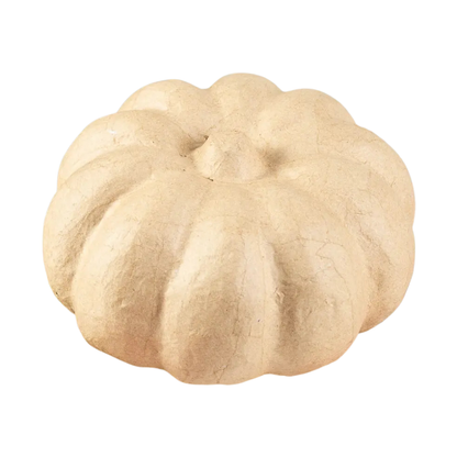 Paper Mache Pumpkin - 6.5" Diameter