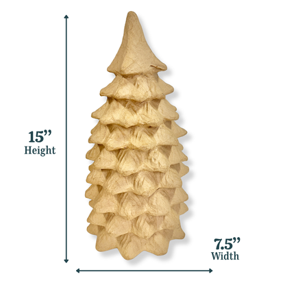Paper Mache Christmas Tree