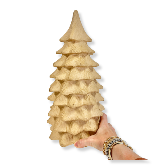Paper Mache Christmas Tree