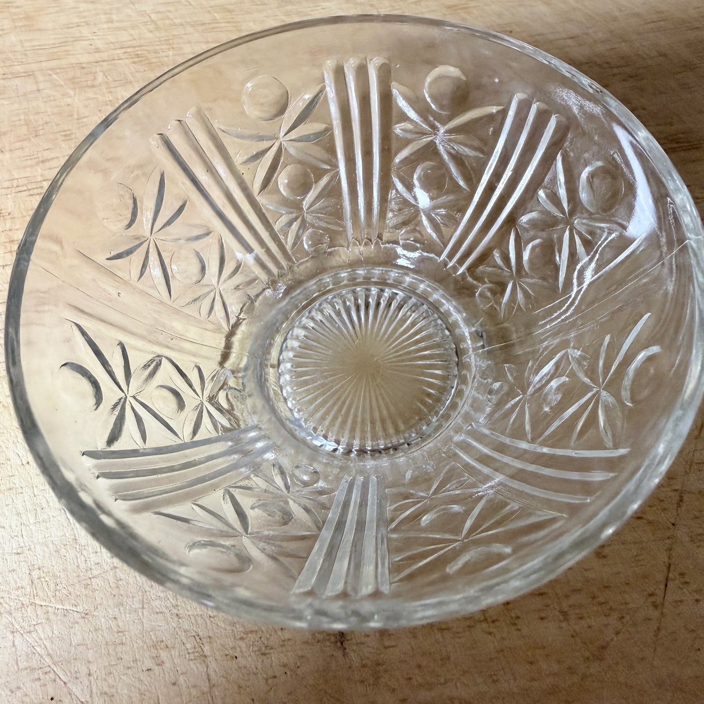 Vintage Clear Pressed Glass Punch/Dessert Cups (Set of 8)-  vintage- The Celebration Co.