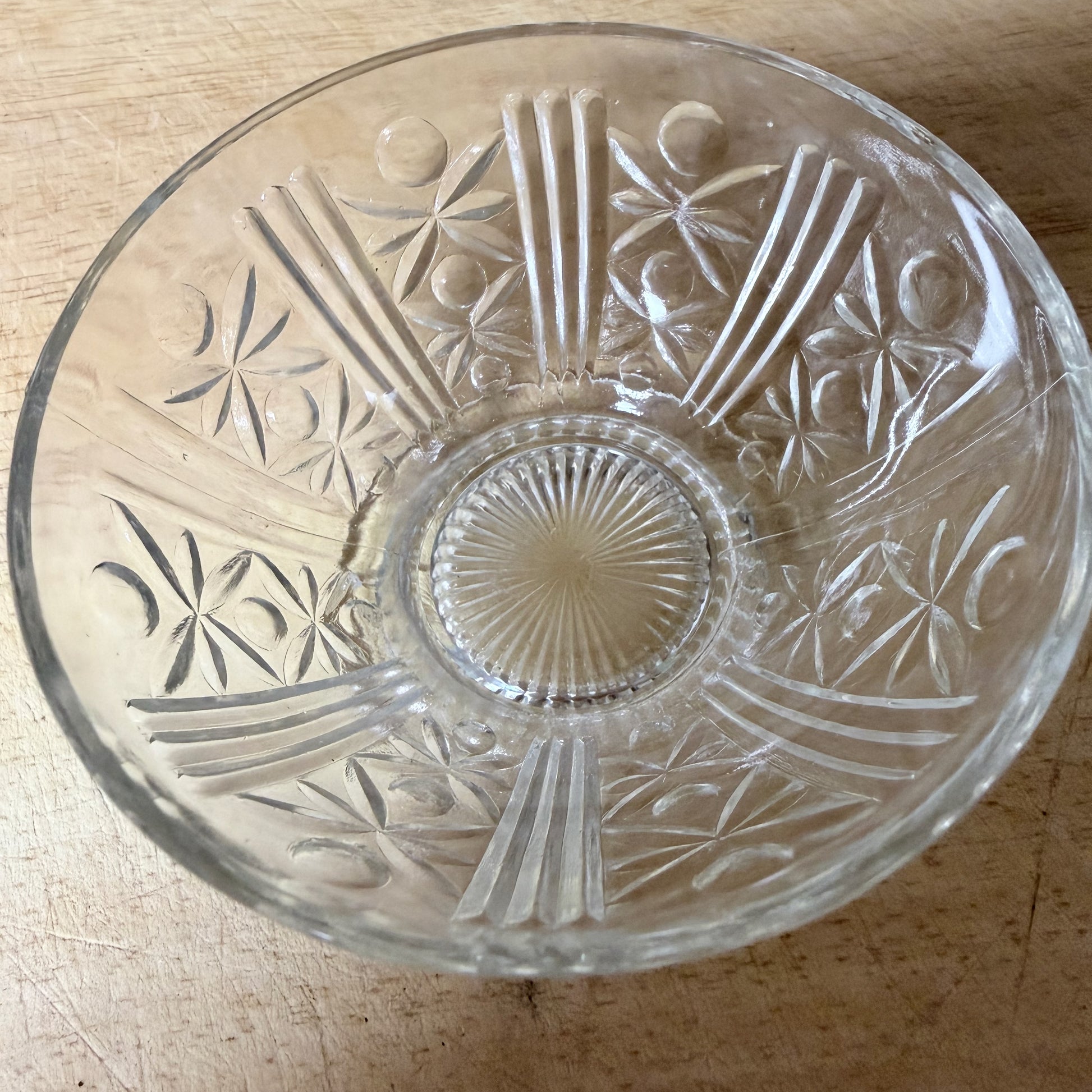 Vintage Clear Pressed Glass Punch/Dessert Cups (Set of 8)-  vintage- The Celebration Co.