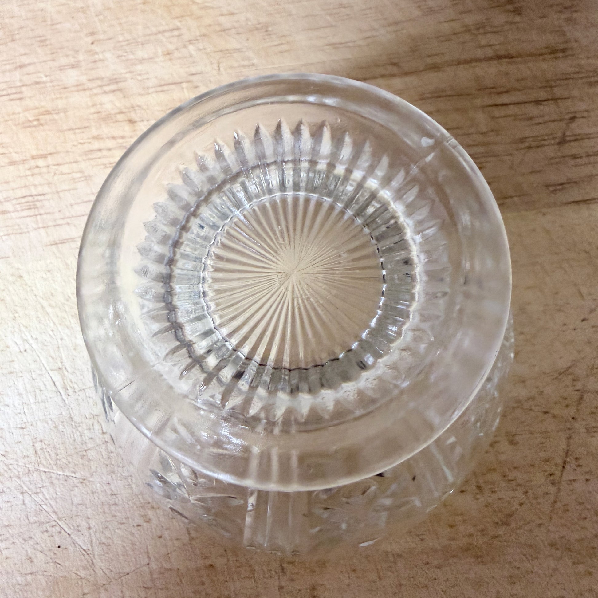 Vintage Clear Pressed Glass Punch/Dessert Cups (Set of 8)-  vintage- The Celebration Co.