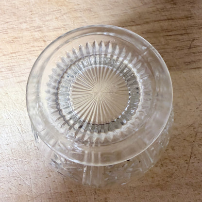 Vintage Clear Pressed Glass Punch/Dessert Cups (Set of 8)-  vintage- The Celebration Co.