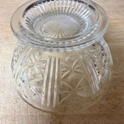 Vintage Clear Pressed Glass Punch/Dessert Cups (Set of 8)-  vintage- The Celebration Co.