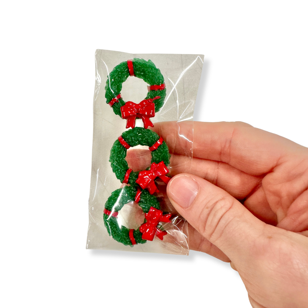 Miniature Christmas Wreaths (Package of 3)