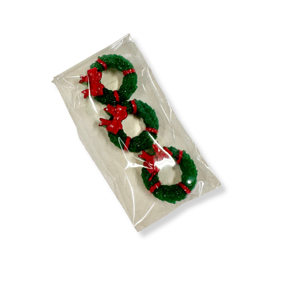 Miniature Christmas Wreaths (Package of 3)