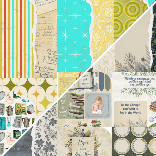 Digital Vault: Pages of Hope & Retro Kitchen - 12/24