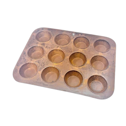 Rusty Tin Mini Muffin Pan