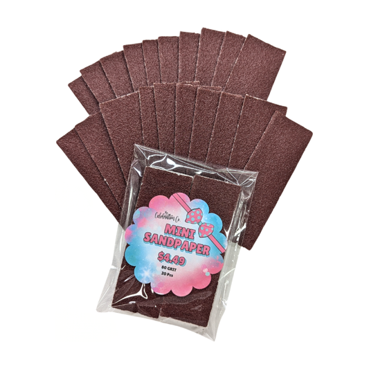 Micro Sander Sheet Refills (80 grit) - Package of 20 Sheets-  Tools- The Celebration Co.