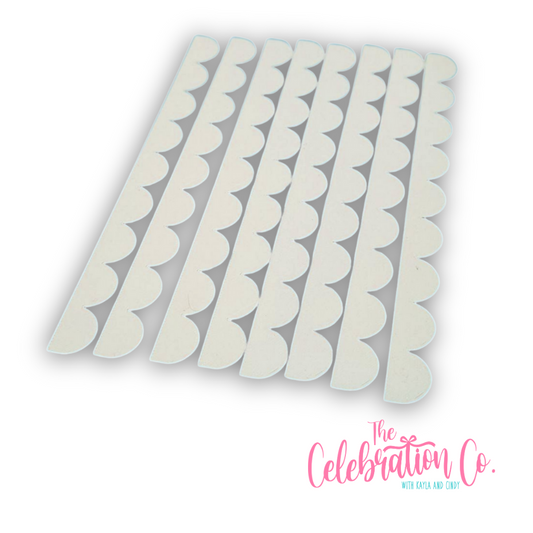 3D Printed Scallop Trim (Package of 8)