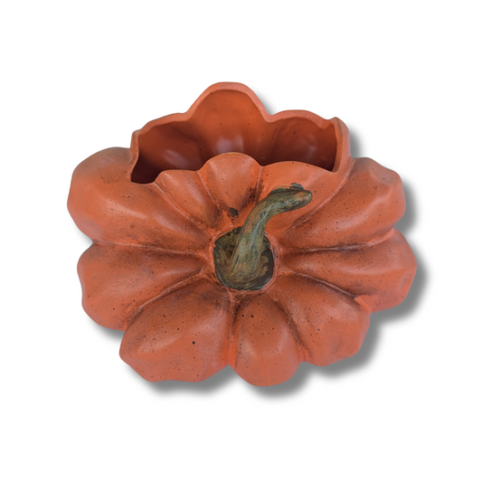 Sideways Pumpkin Container