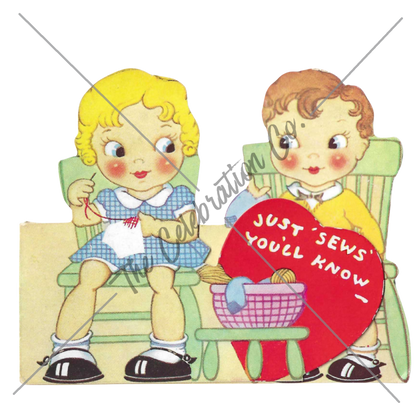 Vintage Valentines - Digital Download Collection-  Digital- The Celebration Co.