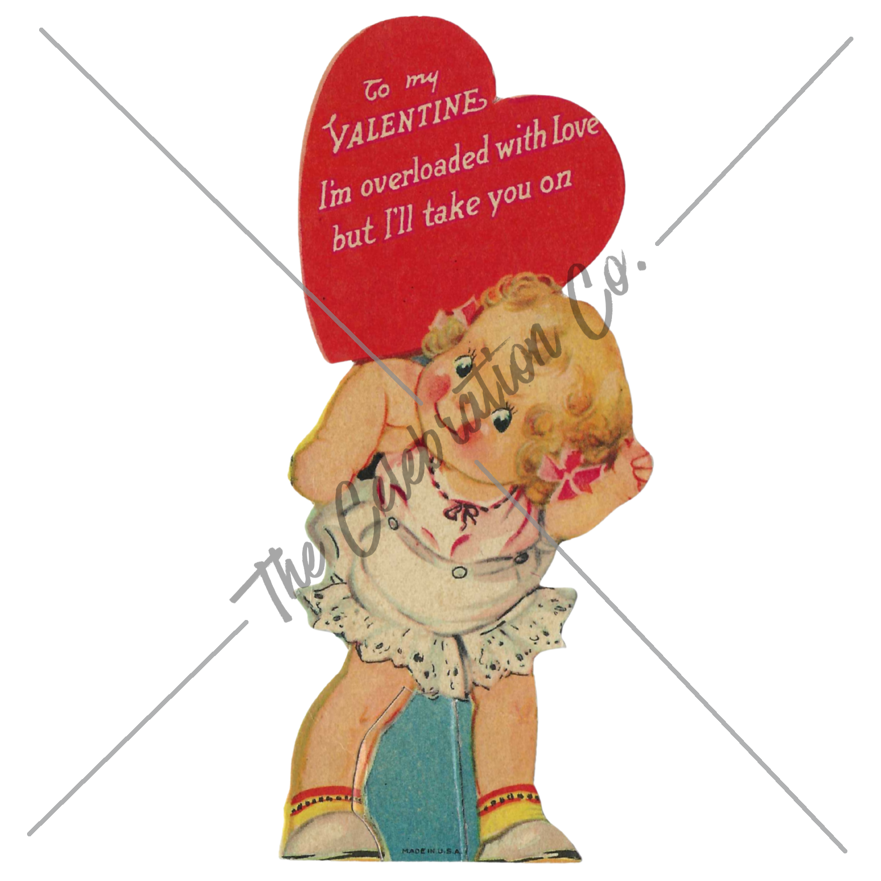 Vintage Valentines - Digital Download Collection-  Digital- The Celebration Co.