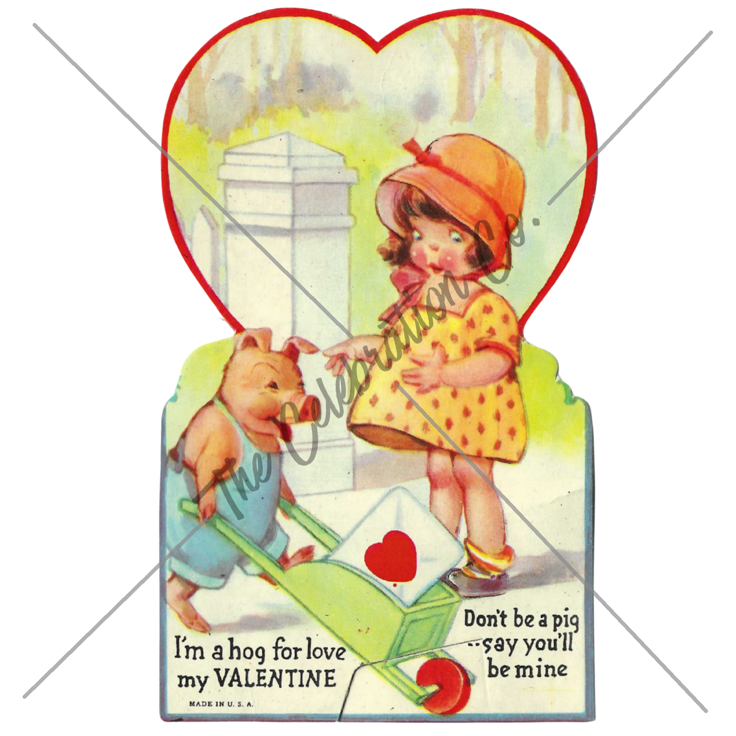 Vintage Valentines - Digital Download Collection-  Digital- The Celebration Co.