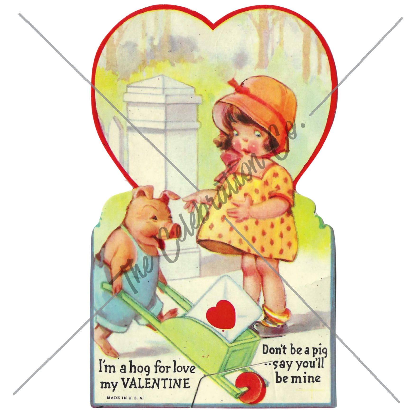 Vintage Valentines - Digital Download Collection-  Digital- The Celebration Co.