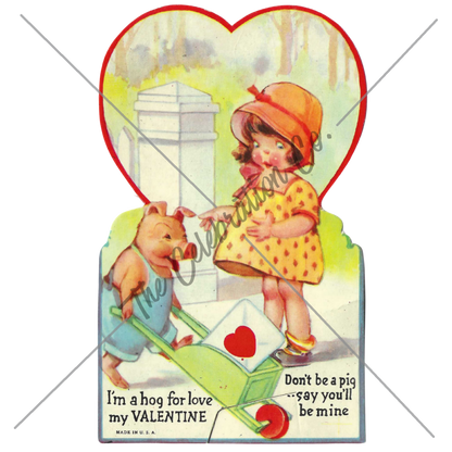 Vintage Valentines - Digital Download Collection-  Digital- The Celebration Co.